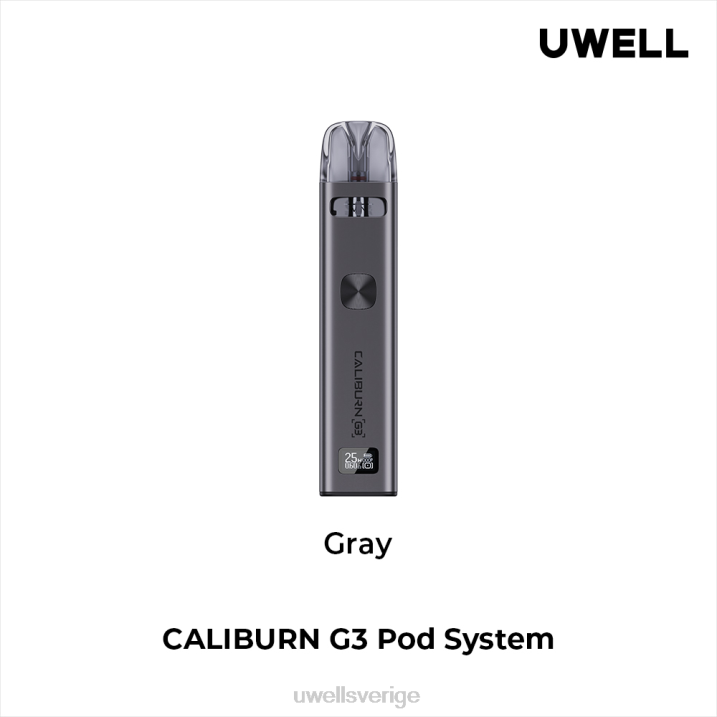 UWELL CALIBURN G3 utrustning grå RT0H135 UWELL Vape Price