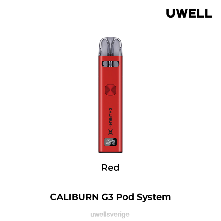 UWELL CALIBURN G3 utrustning röd RT0H137 UWELL Vape Buy