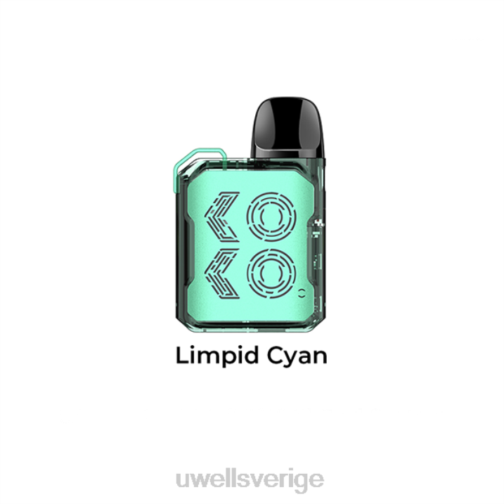 UWELL CALIBURN GK2 pod kit klar cyan RT0H101 UWELL Sverige