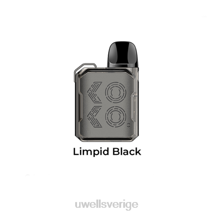 UWELL CALIBURN GK2 pod kit klar svart RT0H106 UWELL Vape Shop