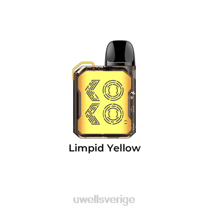 UWELL CALIBURN GK2 pod kit klargul RT0H103 UWELL Malmö