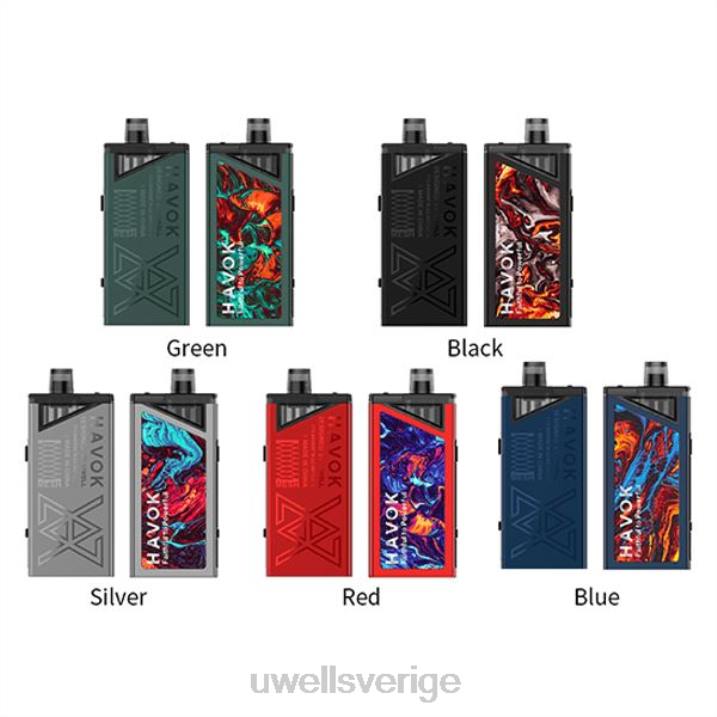 UWELL HAVOK V1 kit 65w blå RT0H186 UWELL Vape Shop