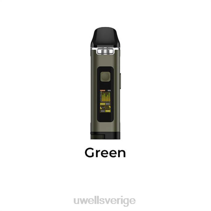 UWELL CROWN D pod kit grön RT0H119 UWELL Vape Disposable