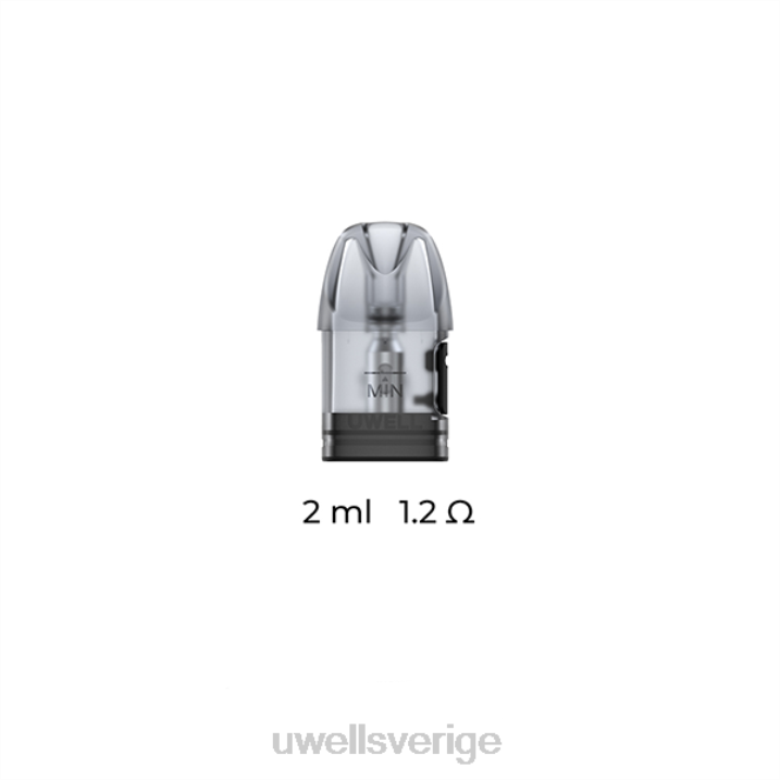 UWELL CALIBURN A2S ersättning pod | (4-pack) 1,2 ohm RT0H32 UWELL Stockholm