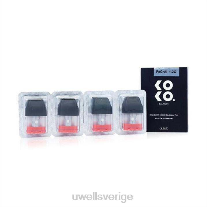 UWELL CALIBURN KOKO kapslar (4-pack) 1,2 ohm RT0H95 UWELL Vape Price