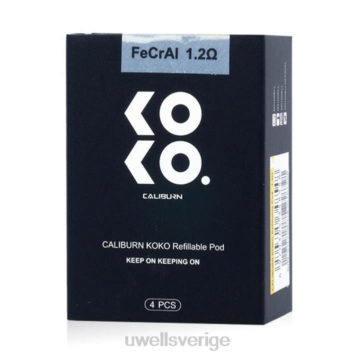 UWELL CALIBURN KOKO kapslar (4-pack) 1,2 ohm RT0H95 UWELL Vape Price