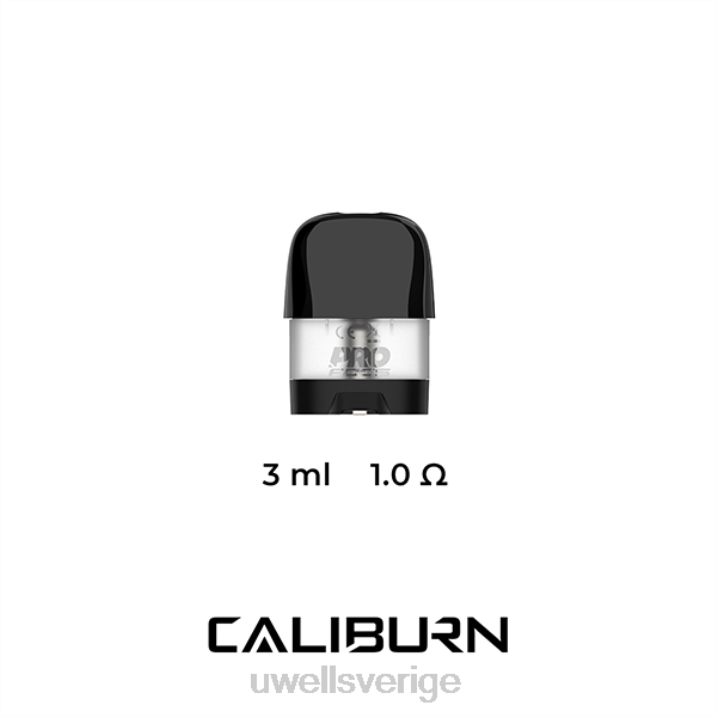 UWELL CALIBURN X ersättning pods | 2-pack 1,0 ohm RT0H47 UWELL Vape Buy