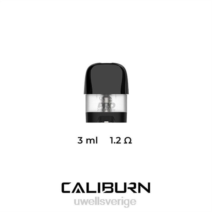 UWELL CALIBURN X ersättning pods | 2-pack 1,2 ohm RT0H48 UWELL Vape For Sale