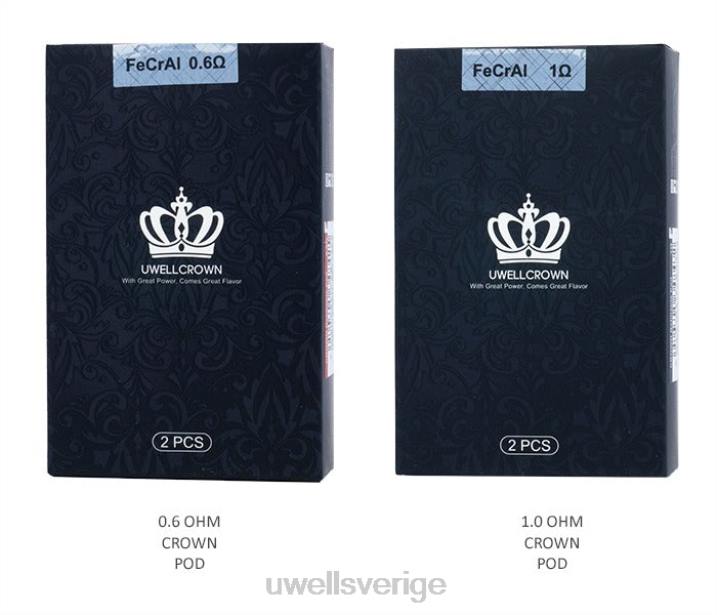 UWELL CROWN kapslar (2-pack) 1,0 ohm RT0H266 UWELL Vape Shop