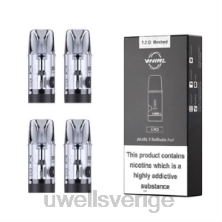 UWELL WHIRL F kapslar (4-pack) 1,2 ohm RT0H198 UWELL Vape For Sale