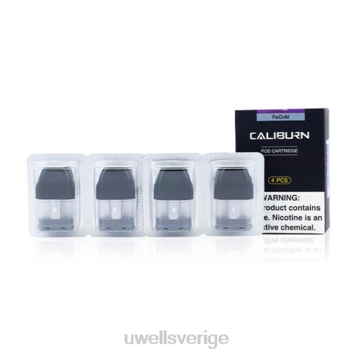 UWELL CALIBURN ersättningskassett 4-pack RT0H35 UWELL Vape Price