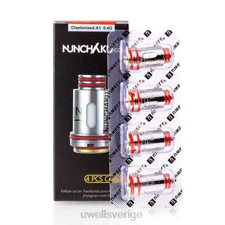 UWELL NUNCHAKU spolar (4-pack) 0,25 ohm RT0H261 UWELL Sverige