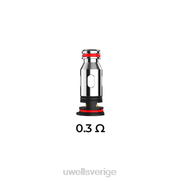 UWELL PA utbytesspolar 0,3 ohm (4-pack) RT0H82 UWELL Stockholm