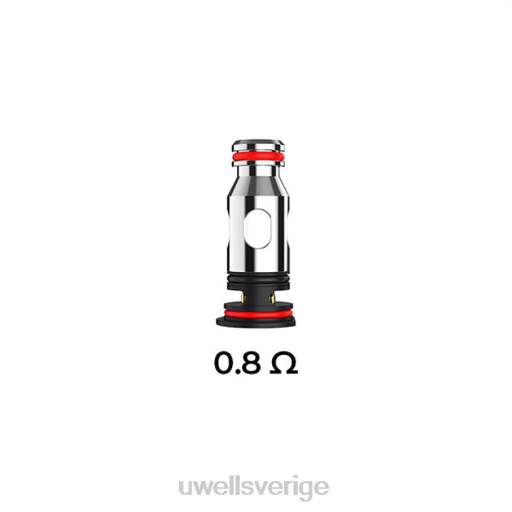 UWELL PA utbytesspolar 0,8 ohm (4-pack) RT0H83 UWELL Malmö